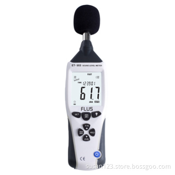 Sound Level Meter 30dB~130dB Fast/Slow/Backlight/Analog/Max/Hold/autoranging